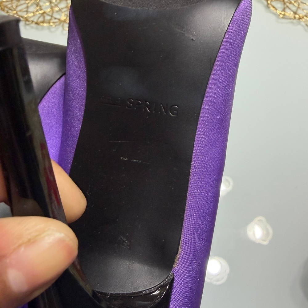 Ring Purple Ankle Boots - Picture 4 of 10
